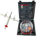 Adjustable Hole Saw Cutter Kit 1-5/8" to 8"40-200mm with ABS Dust Cover for Recessed Lights Ceiling in Recessed Drywall & Ceiling Tile