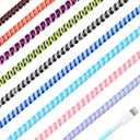 Frienda 10 Pcs Spiral Cable Protector, Chargers Cord Protector Data Cable Protective Sleeve Headphone Saver Charger Protective Data Lines Cover for Phone USB Prevent Pets from Biting(Classic Colors)