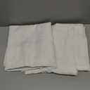 Cream Linen Curtains 80 inch Length for Bedroom Back Tab Light Filtering Privacy Sheer Curtains Modern Farmhouse Coastal Decor Cream Cotton Textured Gauze Curtain 2 Panel Set 52x80 (Natural)