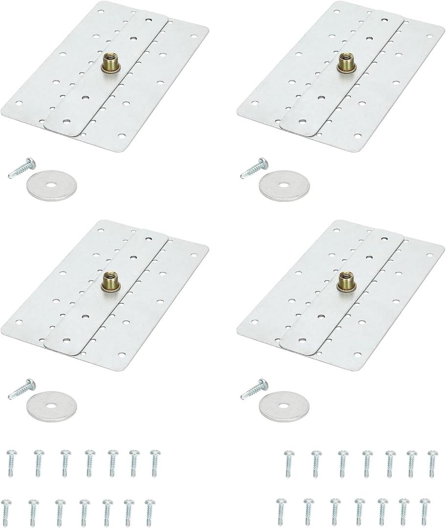 Van Interior Ladder Storage Mounting Kit,Utilizes Overhead and Interior Sidewall Space,Alloy Steel Material, Ladder Rack for Van, Trailers,or Truck Caps