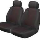 2 Pcs Accessories Dickies Black, Red Bucket Low Back Seat Cover