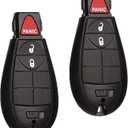 Key Fob FOBIK Keyless Remote Replacement Fits for Dodge Ram 1500 2500 3500 2009-2012 Charger Challenger Durango Journey Grand Caravan Jeep Grand Cherokee Commander Chrysler 300 Town Country