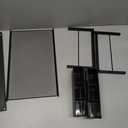 Desk Organizer and Accessories, 2-Tier Computer Monitor Stand Rise with Storage Drawer & 2 Pen Holders, Laptop & Printer Stand for Desktop, Workspace Organizers for Office Supplies (Black Wood)