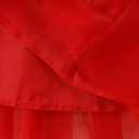 Bumeex Girl's Long Sleeve Dresses Cotton Christmas Cute Embroidery Applique Swing A-Line Casual Tunic Playwear 2-13 Years (Red)