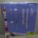 Ubbi Steel Diaper Pail, Odor Locking, No Special Bag Required, Award-Winning, Registry Must-Have, White