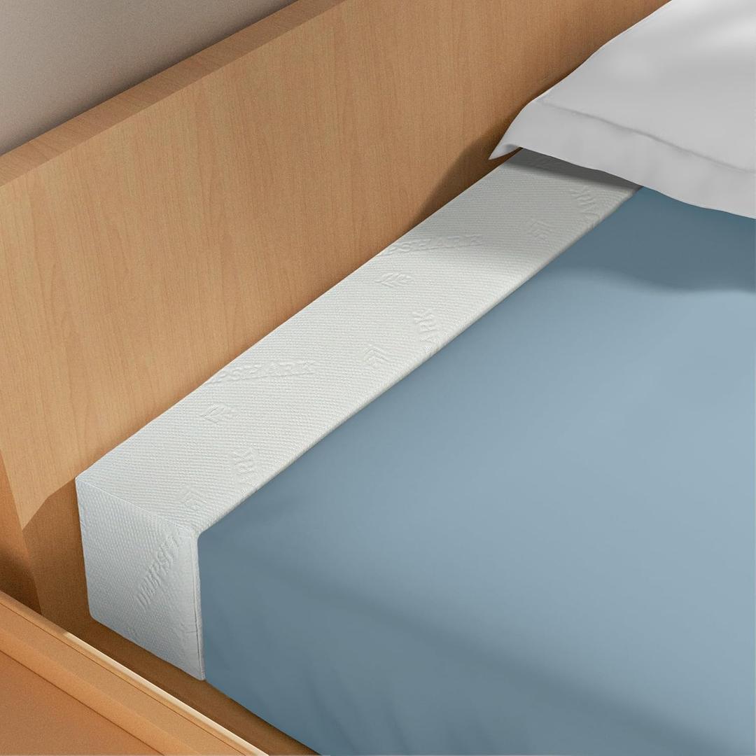 DEEPSHARK Mattress Gap Filler, Bed Gap Filler for King,Mattress Extension Filler for Headboard Seams, Bed Space Space Cracks White(78"6"12", King)