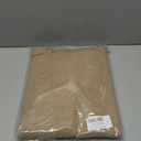 ZAFUL Women's Mock Neck Sweater Long Sleeve Ribbed Knit Basic Cropped Pullover Sweater (4-beige) Large