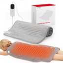 Heating Pads Extra Large, 40X20inch XXXL Electric Heat Pads with 5-Level Temperatures Setting for Back Period Cramps Pain Relief, Auto Shut Off, Washable, Ideal Gifts for Women Men