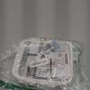 PACKISM Clear Bag for Stadium Events - Small Clear Purses for Women Crossbody Messenger Bag for Concerts Sporting Events (Mini Ardent White)