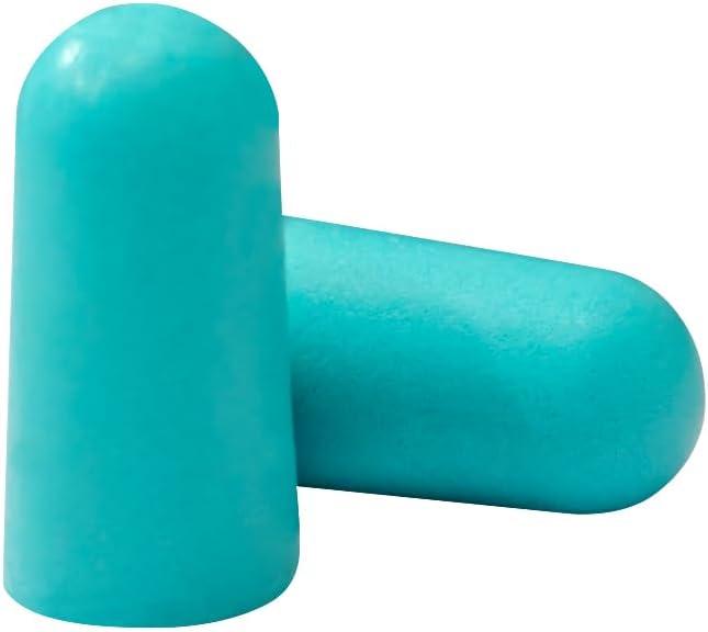 Foam Ear Plugs for Sleeping, Snoring, Traveling, Studing, Work, Soft Comfortable Earplugs Disposable, Noise Reduction Blue(50 Pairs)