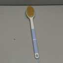 Back Scrubber Anti Slip for Shower, Shower Brush Long Handle with Stiff and Soft Bristles, Body Exfoliator for Bath or Dry Brush(Blue)