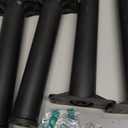 4PC Bed Frame Support Legs Adjustable 8.66-16.53 Inch Black, Heavy Duty Furniture Slat Reinforcement Legs for Bed Sofa Couch, Universal Bed Frame Replacement Legs with EVA Pads