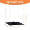 Basketball Display Case,Clear Acrylic Soccer Ball Display Case with Stand,Basketball Case Display Box for Autographed Basketball,Soccer Ball,Volleyball,Collectibles