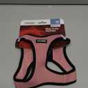 Best Pet Supplies Voyager Step-in Air Harness - All Weather Mesh, Reflective, No Pull Harness for Dogs, Cats - Secure with Hook & Loop Fastener, Buckle, Double D-Rings - Pink/Black Trim, L (L (Chest: 18 - 20.5"))