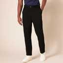 Amazon Essentials Men's Slim-Fit Wrinkle-Resistant Flat-Front Chino Pant, Black, 36W x 34L