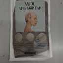 Dreamlover Wide Wig Grip Cap for Glueless Wigs, 2-in-1 Dark Brown Wig Caps with Adjustable Wig Grip Headband, 1 Piece