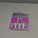 McGard 24157 Chrome Wheel Lock Set, Cone Seat, M12x1.5 Thread, 13/16 Key Hex