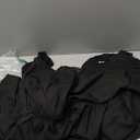 MITILLY Women's Fall Dresses Elegant Floral High Neck Long Sleeve Elastic Waist Formal Maxi Dress with Belt, M