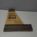 OEM Quality Windshield Wiper Blades, 18 and 18 DSV Standard Car Wiper Blades With Universal U/J Hook Only, Automotive Replacement Wiper Blades for my Car, Water Repellency Wiper Blade, Pack of 2