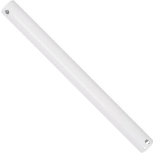 12 Inch Ceiling Fan Extension Rod, 1 Inch Outside Diameter Not Threaded Ceiling Fan Downrod, White