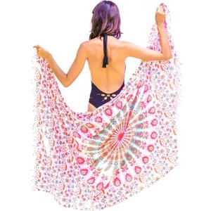 Boho Chic Pareo - Mandala Pareo - Bikini Swimsuit Cover Up - Beach Dress - Wrap