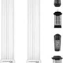 2-Pack 2G11 18W Replacement Bulbs , 4-Pin H-Shaped Twin Tube Plug-in CFL, Compatible with Livin Well Compatible with Black+Decker Compatible with Sahara Sailor, for Indoor Outdoor Lighting Fixtures
