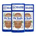 Dr Teal's Aluminum-Free Deodorant, Coconut Oil with Essential Oils, 2.5 oz (Pack of 3)