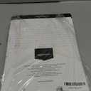 Amazon Basics Wide Ruled Lined Writing Note Pads for Office Supplies, 8.5" x 11.75", White, 12-Pack of 50 Perforated Sheets