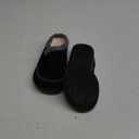 LeIsfIt Womens Wide Slippers Adjustable Diabetic Slippers Memory Foam Swollen Arthritis Edema House Shoes Indoor Outdoor (9 Wide, Black)