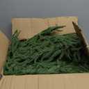 9FT 4PCS Christmas Garland Norfolk Pine Garland Real Touch Artificial Greenery Garland for Mantle Fireplace Table Indoor Outdoor Holiday Decortions (Dark Green)