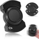 3-in-1 Fidget Spinner Toy for Adult Metal Slider Clicker Spinner Magnetic Easter Basket Stuffer for Adult Men Office Desk Toy Stress Anxiety Relief ADHD Magnet EDC Cool Gadget Gifts for Teen Boy (Black)