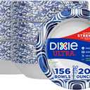 Dixie Ultra, Large Paper Bowls, 20 Oz, 26 Count (Pack of 6), Microwave Safe, Compostable, Disposable Bowls Great For Breakfast, Lunch, And Dinner Meals