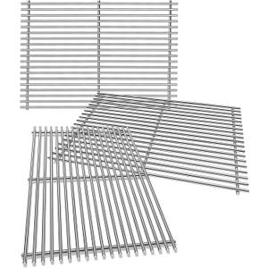 Kalomo Grill Grates Parts for Weber Genesis Grill 66803, 66096, Weber Genesis II E-610, Genesis II LX E-640 S-640, CSE-315, CSS-315, 18Stainless Steel Grids BBQ Gas Grill Replacement Parts