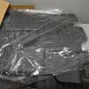 Hutisya-Floor Mats & Cargo Liner with Backrest Set Fit for Kia Sorento Hybrid 2021-2025 All Weather Protection Anti-Slip & Durable TPE Full Set Liners Automotive Accessories-Black