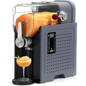 Slushie Machine for Home, Soft Serve Ice Cream Machine, 88oz Slushy Machine with 6 Preset Programs, Frozen Drink Maker for slush, Margaritas, Smoothie, Frapps, Milkshakes, and More