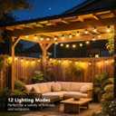 Outdoor String Lights Battery Operated,22ft 20 G40 LED Patio Bulbs