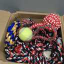 Dog Rope Toys for Small-Medium Dogs. 18 Pack for Teeth Cleaning, Chewing, Training Balls and Squeaky Toys. Best for Entertainment, Interaction,Tug of War Indoor and Outdoor.