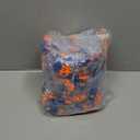 Tondiamo 200 Pairs Ear Plugs Reusable Silicone Earplugs with Cord Sleeping Individually Wrapped Hearing Protection Noise Cancelling Earplugs for Work Construction Shooting Sports(Blue, Orange)