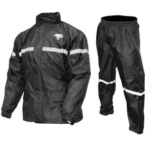 Nelson Rigg Stormrider Rain Suit; 100% Waterproof, Pants and Jacket Included with Reflective Striping