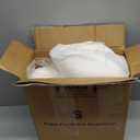 Outdoor Chair Cushions Set of 4: Waterproof & Fade Resistant Patio Furniture Cushions - 18.5 x 16 x 2 Inch Non Slip Round Corner Seat Cushion Pads with Removable Cover for Garden Yard Lawn, Black