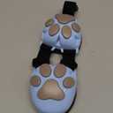 Upgraded Dog Ear Muffs for Noise Protection - 22dB NRR Noise Cancelling Headphones with Dog Paw Design, Calming Earmuffs for Thunder, Fireworks & Hunting (S, Light Blue-Gray)