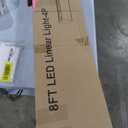 4FT LED Linear Lights 50/45/40/35/30W Up and Down Light, 3000K/4000K/5000K 4 Feet Commercial Linkable Shop Lighting for Office Garage Shop Dining Room bar,0-10V Dimmable 4 Architectural Fixture,ETL (Black)