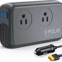 300W Car Power Inverter Pure Sine Wave with 60W PD USB-C, Power Inverters for Vehicles DC 12V to 110V AC, Car Inverter Power Outlet with XT60 Cable (Grey)