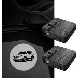 2 Pack LED Car Door Welcome Lights Projector Logo Light Ghost Shadow Lamp For Honda CRV Accessories