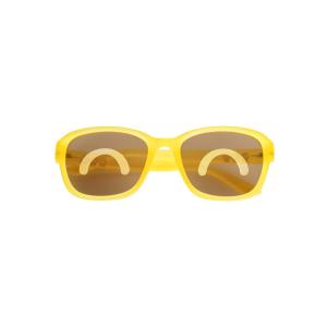 SMILEYWORLD Oval Polarized Sunglasses for Women Mens, Small Fashion Sunnies, UV400 Protection, No Slip, No Bounce (Oval Yellow)
