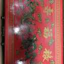 Chinese Mahjong Set, Traditional Majong Sets Chinese with 146PCS 0.87" x 0.59" x 0.47" Mini Mahjong Tiles, 2PCS Dot Dice & 6.7 Wooden Carry Case for Travel, Family Gathering, Party