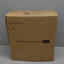 Gopper 12" Ultra Quiet Bathroom Exhaust Fan with 6500K LED Light, 1.0 Sone 141 CFM, 10x10 Mount, 1500 LM Ceiling Ventilation Fan, Energy Efficient