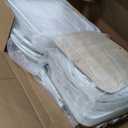 ALISH 26 Inch Industrial Bar Stools Set of 4, High Back Metal Barstools with Large Wood Seat, Counter Height Bar Chairs for Kitchen Island (26 Inch Set of 4,White)