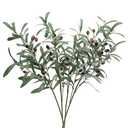 SHACOS 4 PCS 28 inch Artificial Olive Branches for Vases Greenery Olive Stems Faux Tree Branch Twig for Home Wedding Shop Office Garden Decor DIY Floral Crafts