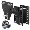 Trailer Spare Tire Mount, Boat Spare Tire Mount for Utility Trailer, Upgrade Spare tire Carrier, Fits 4 5 6 8 Lugs Trailer Wheels, Holds Up to 150 Lbs